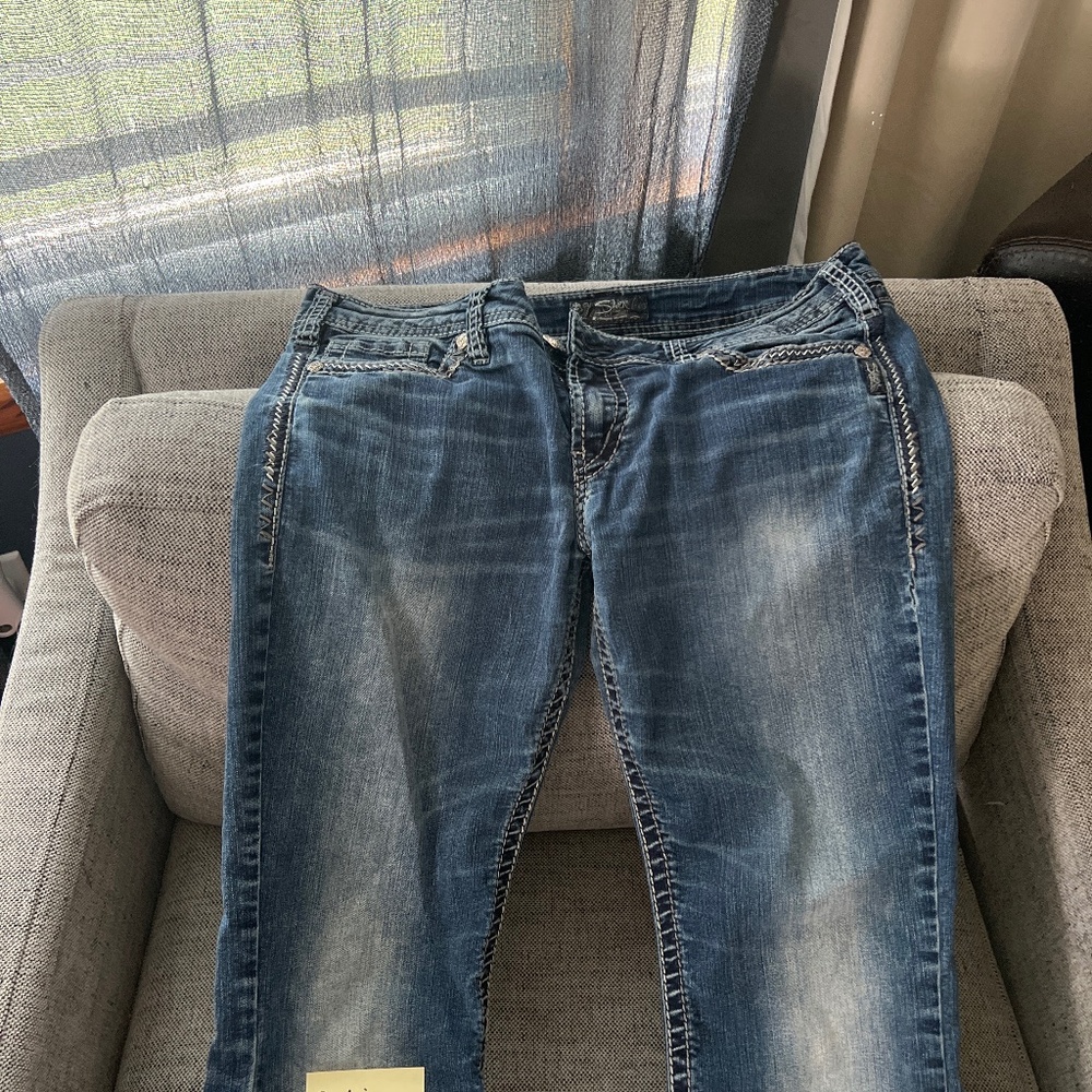 Silver Jeans, Suki Low Boot Cut 33x35
